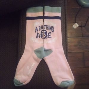 Bape Socks (Pink ,Grey ,Black)